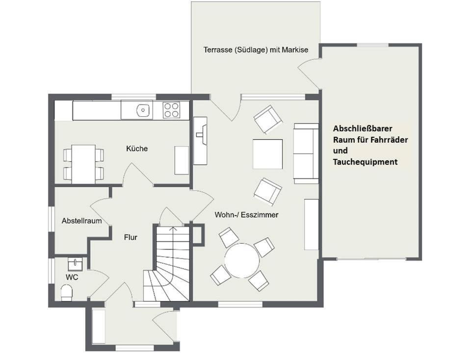 Ferienhaus Gartenstrasse Osten Экстерьер фото